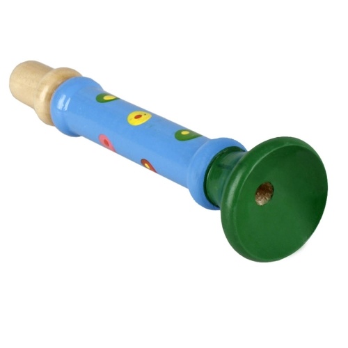 Corne de bois Hooter trompette instrument de musique jouet pour enfants enfants éducation précoce outil de musique