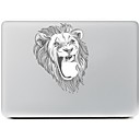 el diseño de la cabeza del león adhesivo decorativo para el aire del macbook / pro / pro con pantalla retina