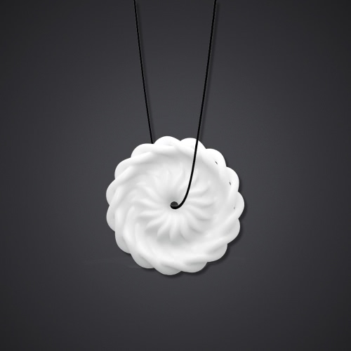 Snowflake Pendant 3 Tomfeel 3D Printed Jewelry Original Design Unique Model