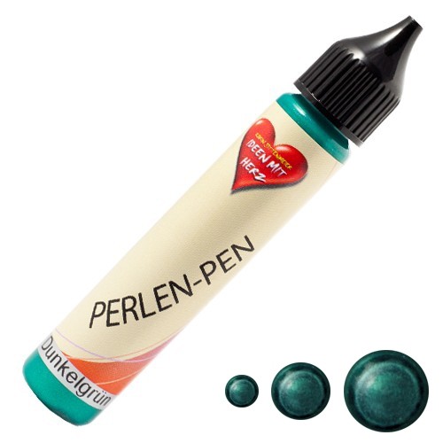 Perlen-Pen, 25ml, dunkelgrün