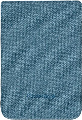 PocketBook Shell series - Flip-Hülle für eBook-Reader - Kunststoff, Polyurethan, Microfiber - Blau - für PocketBook Basic Lux 2, Touch Lux 4 (WPUC-627-S-BG)