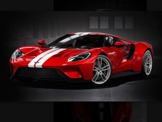 Ford GT Heritage Edition (2018) Resin Model Car