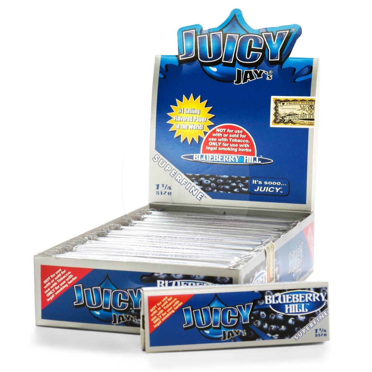 Juicy Jays Super Fine Papers 1 Pack Blueberry Hill