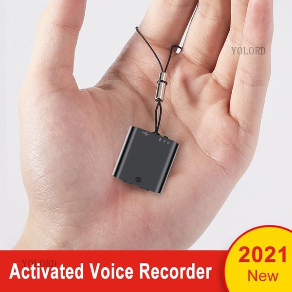 Digital Voice Recorder 2021 Alloy Metal Magnetic Adsorption Mini Professional Smart Activated Audio Recording MP3 Music Player