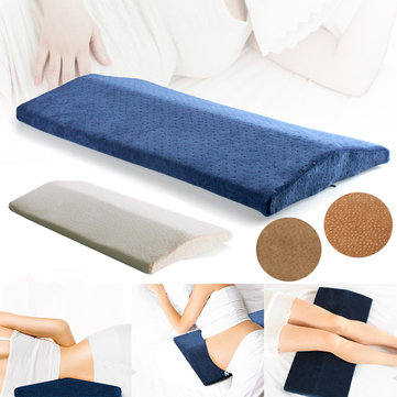 Memory Foam Sleeping Lumbar Pillow Waist Back Support Pad Pain Relief Cushion