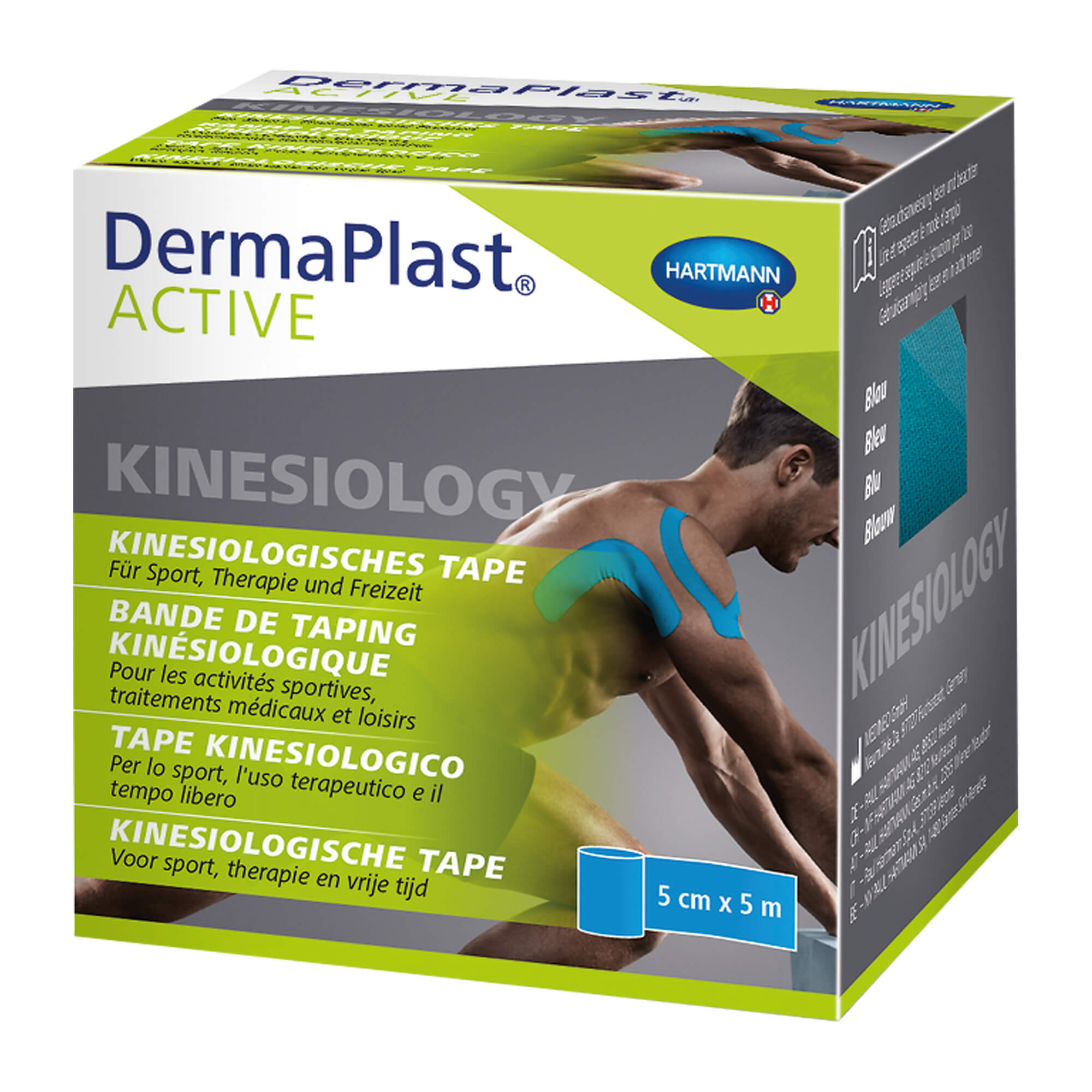 DermaPlast Active Kinesiology Tape Blau