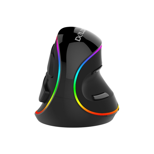 Delux M618 Plus RGB Optical Wired Ergonomic Mouse With 6 Buttons For PC Laptop Desktop