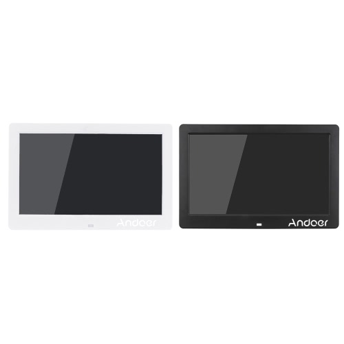 Andoer 10.1" LCD Digital Photo Picture Frame  Alarm Clock MP3 MP4 Movie Player 1024 * 600 HD with Remote Control