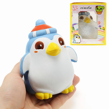 Xinda Squishy Penguin 12cm Slow Rising With Packaging Cute Animals Collection Gift Decor Soft Toy