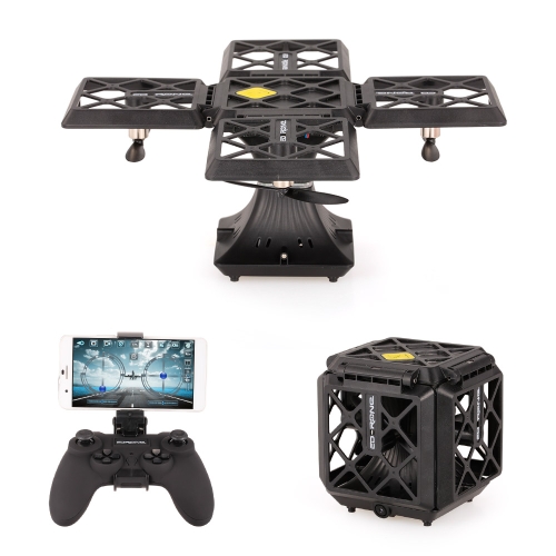 Cúbica 720P cámara Wifi FPV plegable RC Drone Quadcopter