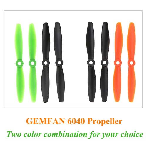 2 Pairs GEMFAN 6040 CW/CCW Propellers for QAV250 280 F330 RC Quadcopter