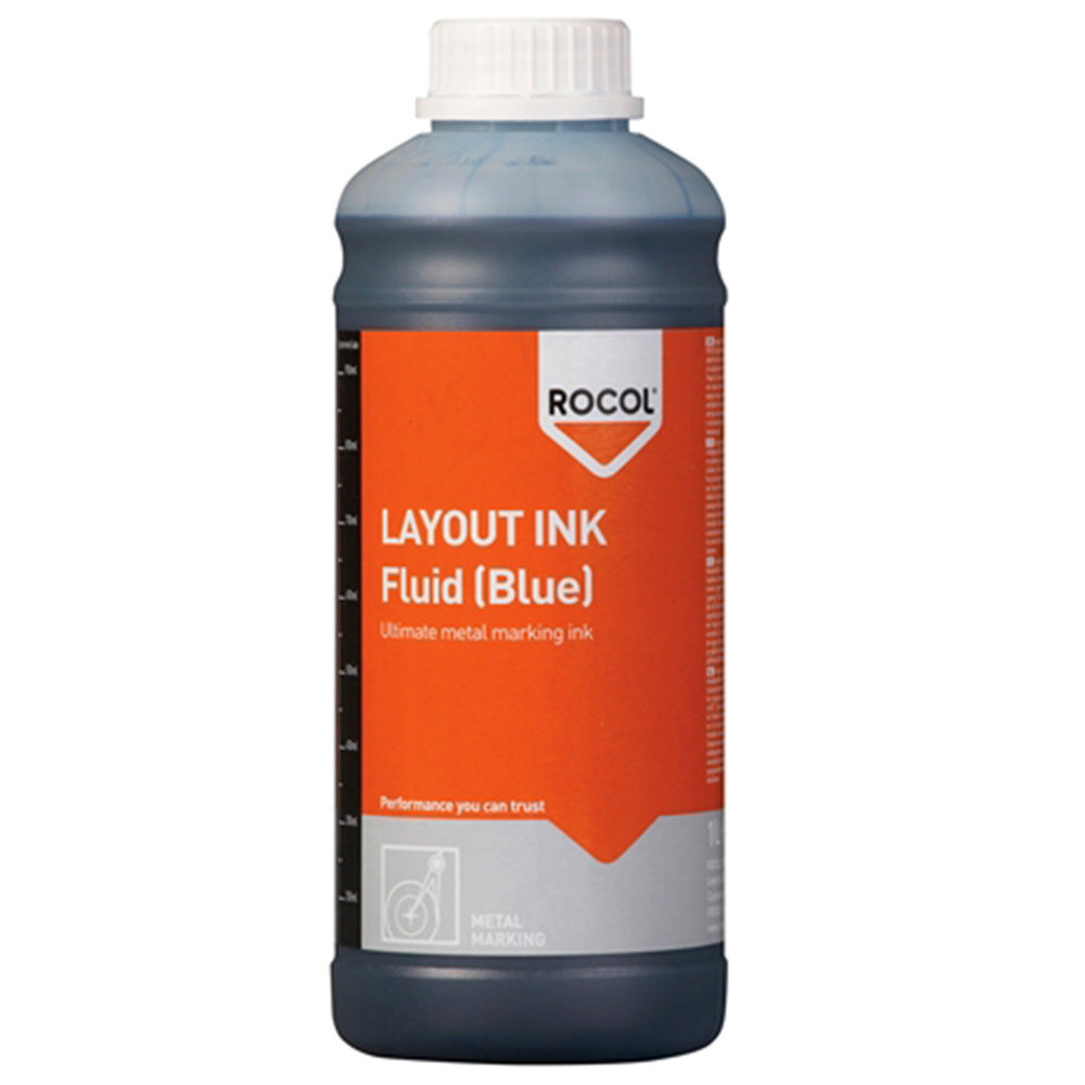 Rocol Layout Ink Fluid-blue 1 Litre 57034