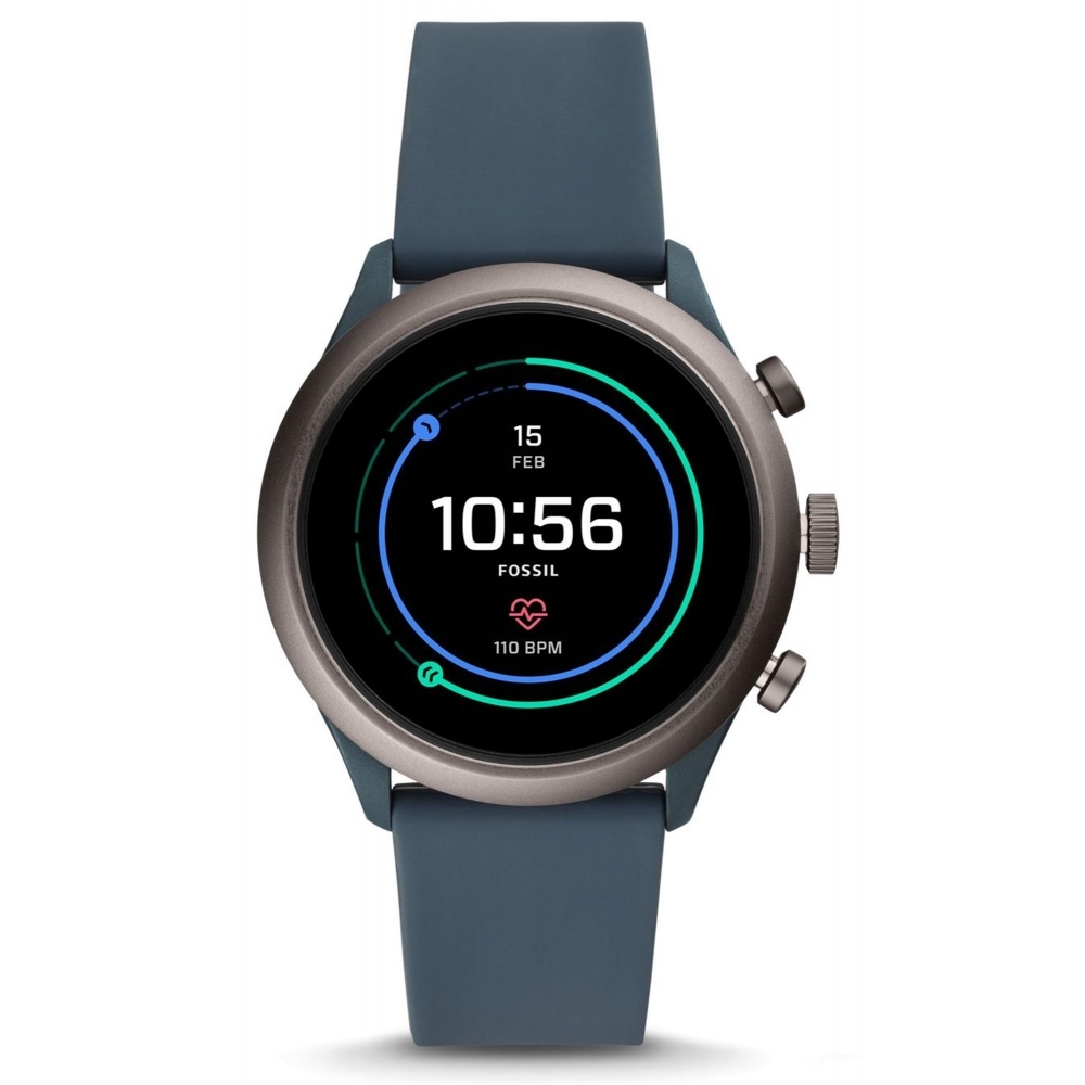 Fossil FTW4021 Sport Blue Silicone Smartwatch