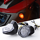 2 pcs LED Clignotants Moto Clignotants Moto Signal Lumière Motos Lampe Clignotant Voyant 12V 1.3W