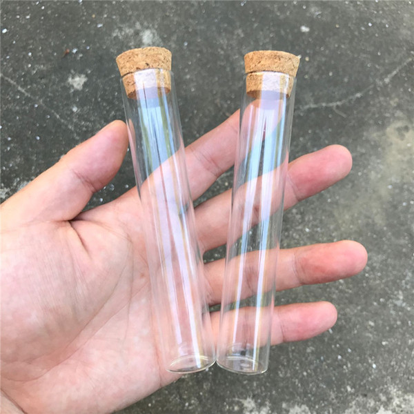 22*120mm 30ml empty glass transparent clear bottles with cork ser glass vials jars storage bottles test tube jars 50pcs/lot