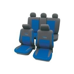 cartrend Sitzbezug-Set Active, 11teilig Blau Universal (60120)