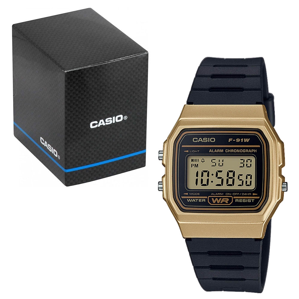 Casio Classic Digital LCD Watch with Stopwatch, Alarm, Timer etc. F-91WM-9AEF