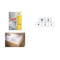 Avery Zweckform - Etiketten - Papier - permanent adhesive - weiß - 210 x 148 mm 200 Etikett(en) (6135)