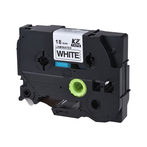Laminated Label Tape Black on Red Compatible for Brother P-touch Label Printer PT-1010/PT-2100/PT-18R/PT-E200/PT-9500 9mm * 8m