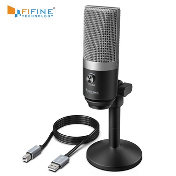 FIFINE USB Microphone for Mac laptop and Computers for Recording Streaming Twitch Voice overs Podcasting for Youtube Skype K670