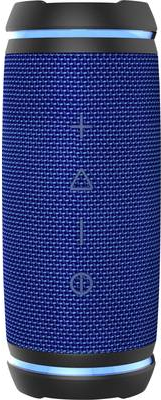 SWISSTONE BX 520 TWS blau BT Lautsprecher mit True Wireless Stereo-Funktion Freisprechen Wasserfest IPX6 LED-Ring 2x 12W (450116)
