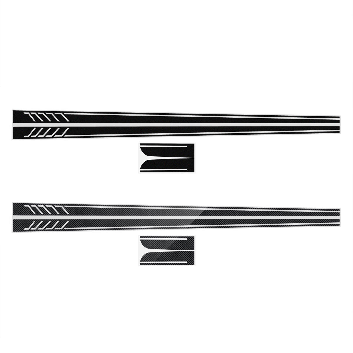 5D Carbon Fiber Racing Side Stripe Car Decals Stickers For Mercedes-Benz C Class W204 C180 C200 C230 C280 C300 C320 C350