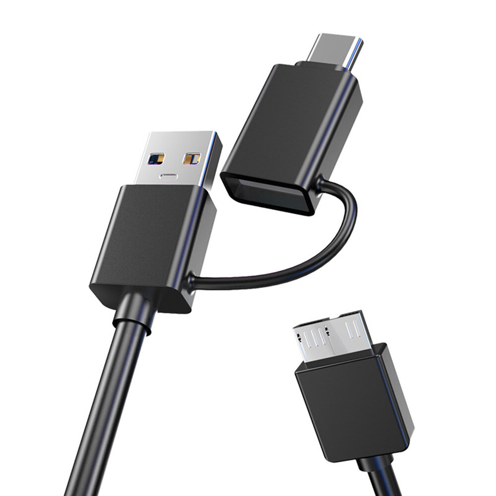 USB 3.0 / Type-C zu Micro B Festplattenkabel USB 3.0 Micro-Kabel Kompatibel mit Digitalkamera, FaxgerätDrucker, Festplat