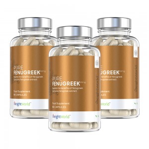 Fenugreek - Fenugrec pur pour grossir - prendre du poids  - 3 Boites de 60 Gelules a -15%