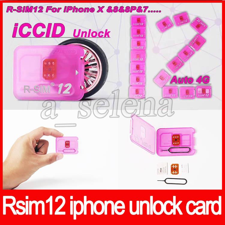 2018 R sim 12 R sim12 Rsim 12 RSIM12 iphone unlock card unlocked iOS 11.x-7.x 4G