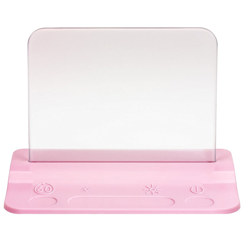 Integral USB LED Table Light and Pass-Through Charger (Pink)