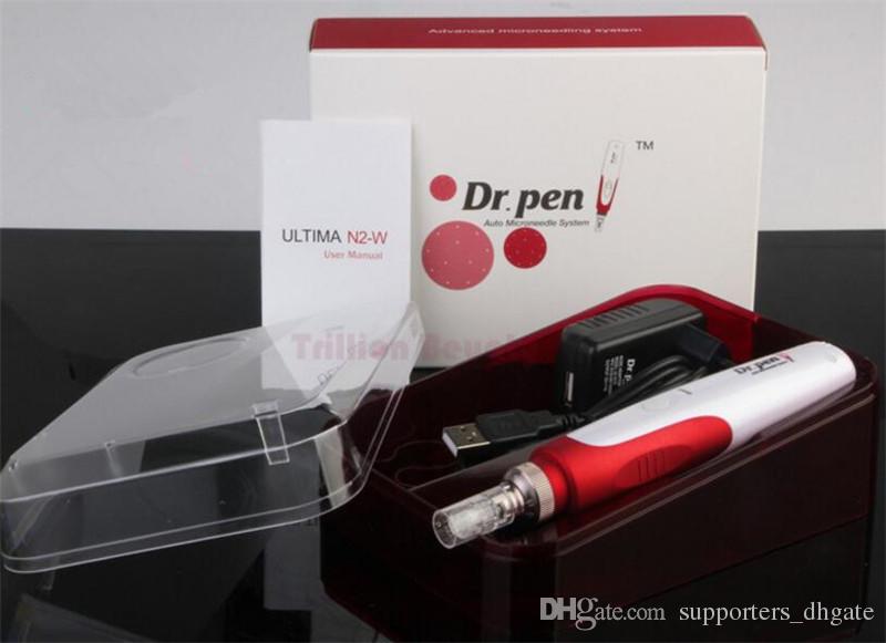 Dermapen Rechargeable Dr.pen auto Micro Needle system Derma Pens Disposable Cartridges Electric Roller Facial Beauty Equipment TM-DR007 1PCS