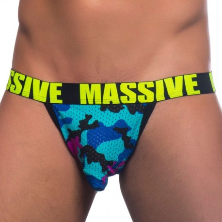 Andrew Christian Massive City Camouflage Mesh Jock XS