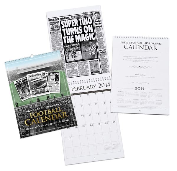 Personalised Football Calendar Southampton