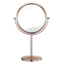 8 Inch Two-Sided Fashion Makeup Mirror with 5x Magnification Vanity Mirror Tabletop Mirror