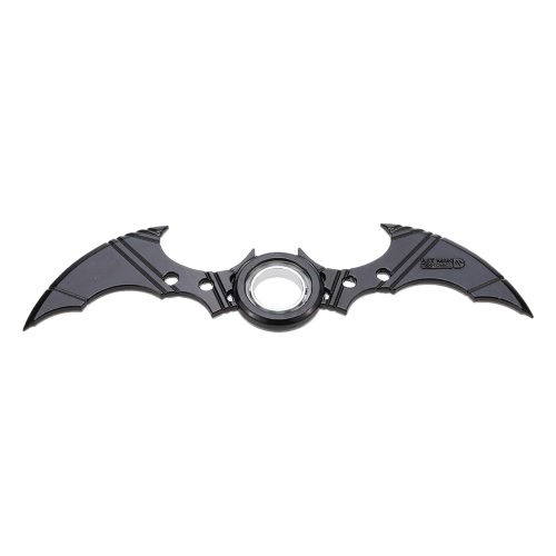 Bat Batarang Fidget Spinner Ring Alloy Tri Finger Anti-Autism Toy for ADHD ADD Adults Widget Focus Pocket Desktoy