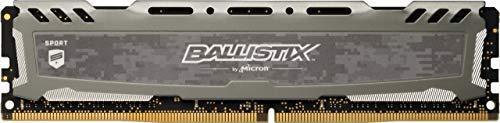Ballistix Sport LT - DDR4 - 8 GB - DIMM 288-PIN - 3000 MHz / PC4-24000 - CL16 - 1.35 V - ungepuffert - non-ECC - Grau (BLS8G4D30BESBK)