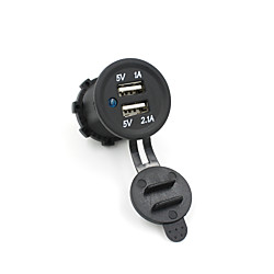 5V 3.1A Dual USB Port Socket Adapter Car Charger Power Outlet For Ipad Iphone  12V 24V Car Motorcycle Waterproof  Boat Mobile Phones Led Lightinthebox