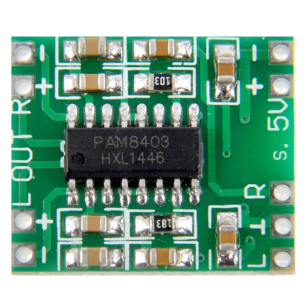 Arduino Digital-Art Miniatur-Verst?rkermodul PAM8403 Platte Kleine Lautsprecher Modul 2x3W Enthusiasten EDT-433384