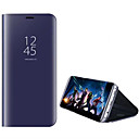 Capinha Para Samsung Galaxy S8 Plus / S8 Com Suporte / Galvanizado / Espelho Capa Proteção Completa Sólido Rígida PC para S8 Plus / S8 / S7 edge