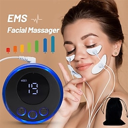 EMS Facial Massager for Face Muscle Stimulator Facial Lifting Pulse Electric V-Face Slim Eye Beauty Wrinkle Remover Skin Tighten Lightinthebox