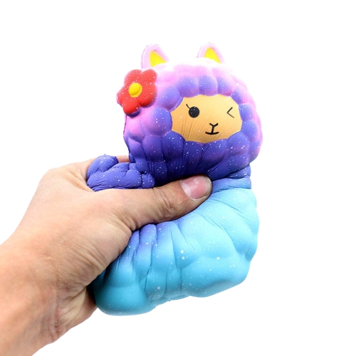 Squishy Slow Rising Color Sheep Toy Scented Soft Phone Straps Pendant Squeeze Decompression Toys