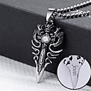 Personalized Gift Stainless Steel Jewelry   Engraved Pendant Necklace with  60cm Chain