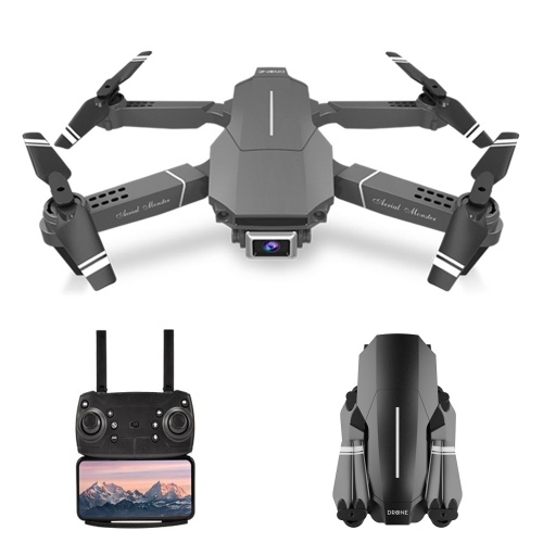 E98 WiFi FPV 4K Drone RC quadrirotor Mode sans tête Altitude Hold geste Photo piste vol 3D Flip pliant Drone