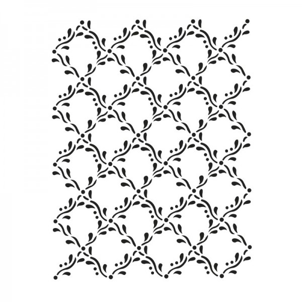 Laser-Kunststoff-Schablone, DIN A4, Hintergrund 4, Netz