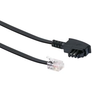 Schwaiger DSL-Kabel RJ12 6P2C -> TAE-F 6P4C 3m schwarz (TAL6531533)
