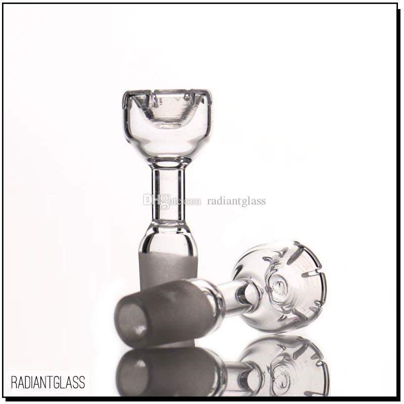 Domeless quartz nail Male 14mm 18mm Quartz nail for water pipe bong oil rig smoking accessories wax rig