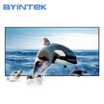 BYINTEK 72inch 84inch 100inch 120inch 130inch Reflective Fabric Projector Projection Screen Enhance Brightness