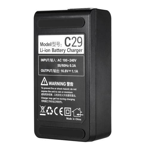 Cargador de batería con la exhibición de la energía del LED para Godox AD200 Speedlite 100 ~ 240V, los EEUU