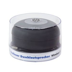 Logilink Wireless shower - Lautsprecher - tragbar - drahtlos - 3 Watt - Schwarz (SP0052)