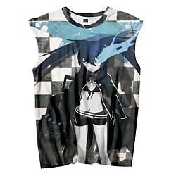 Inspired by Skeleton Knight in Another World Arc Ariane Cosplay Costume T-shirt 100% Polyester Pattern Harajuku Graphic Kawaii Vest For Men's / Sleeveless miniinthebox